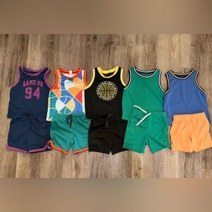 EUC- Toddler Boy 2T, mesh jersey outfits- Old Navy